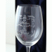 WINE GLASS PERSONALISED LASER ENGRAVED MOTHER'S DAY BIRTHDAY CHRISTMAS GIFT